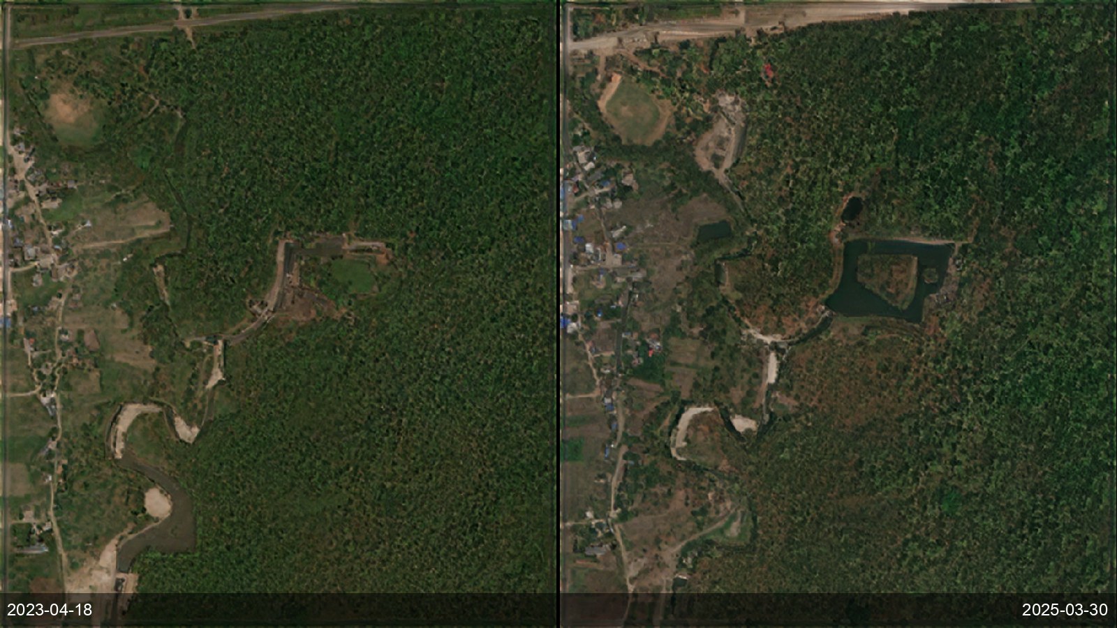 Training-free land-use / land-cover mapping